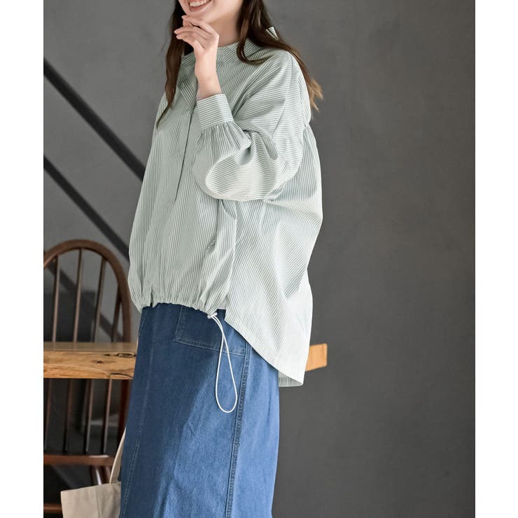 バックギャザードロストブルゾンシャツ | rps | 詳細画像11 