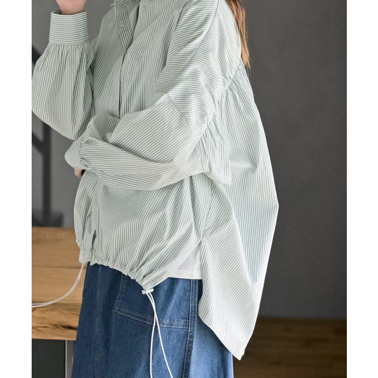 バックギャザードロストブルゾンシャツ | rps | 詳細画像14 