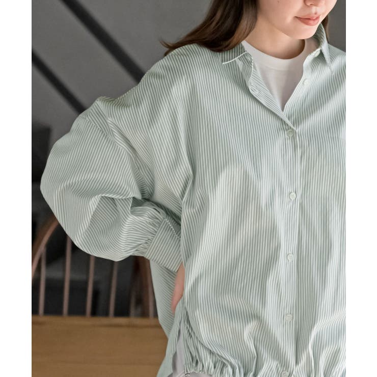 バックギャザードロストブルゾンシャツ | rps | 詳細画像16 