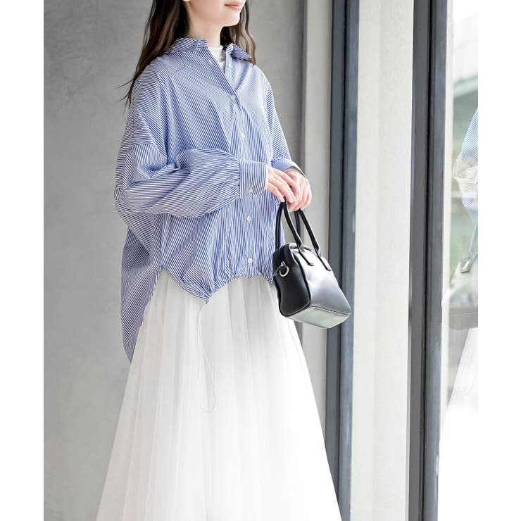 バックギャザードロストブルゾンシャツ | rps | 詳細画像18 