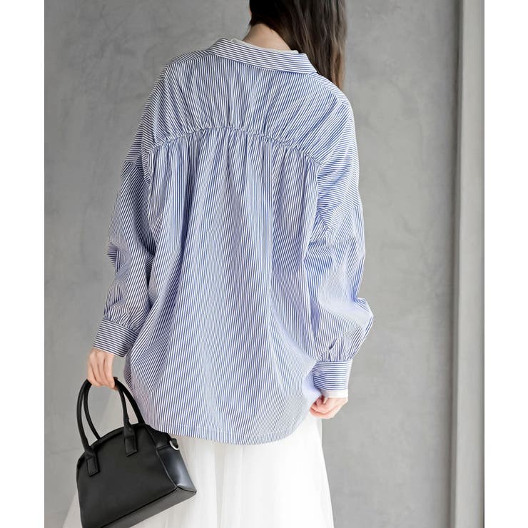 バックギャザードロストブルゾンシャツ | rps | 詳細画像19 