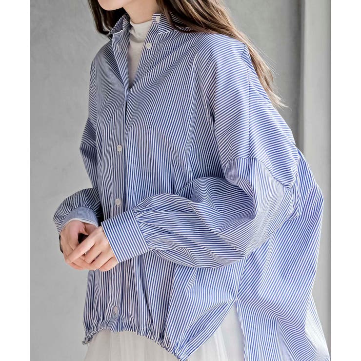 バックギャザードロストブルゾンシャツ | rps | 詳細画像20 