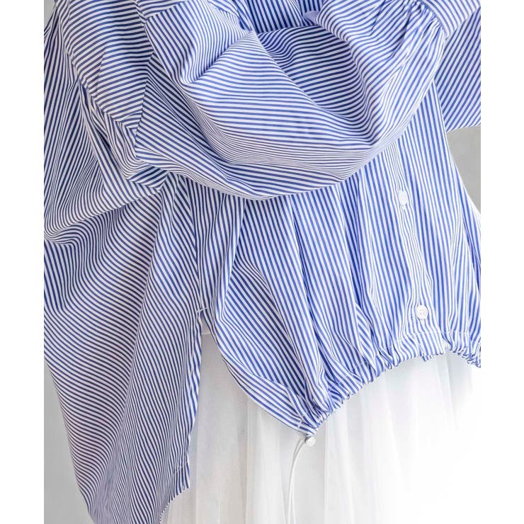 バックギャザードロストブルゾンシャツ | rps | 詳細画像22 