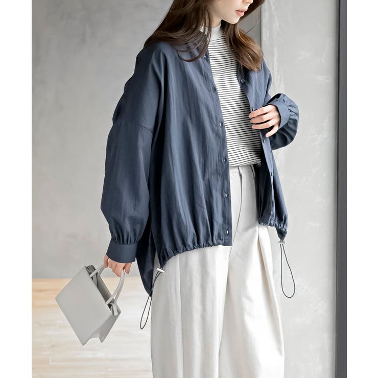 バックギャザードロストブルゾンシャツ | rps | 詳細画像25 