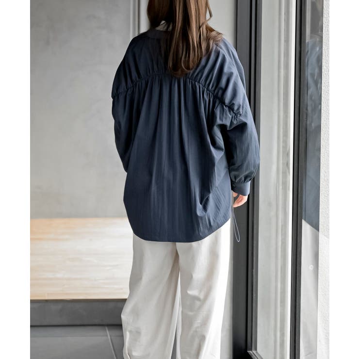 バックギャザードロストブルゾンシャツ | rps | 詳細画像26 