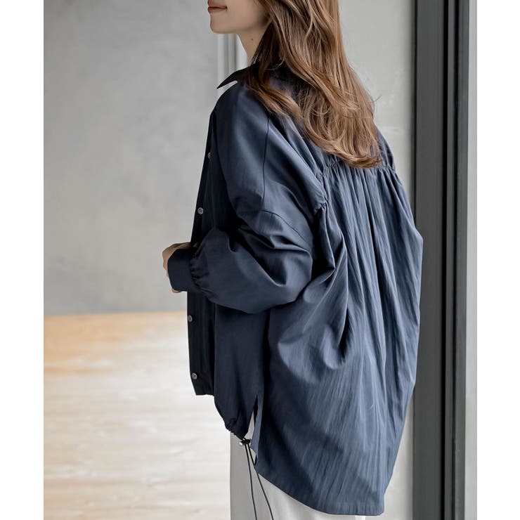 バックギャザードロストブルゾンシャツ | rps | 詳細画像29 