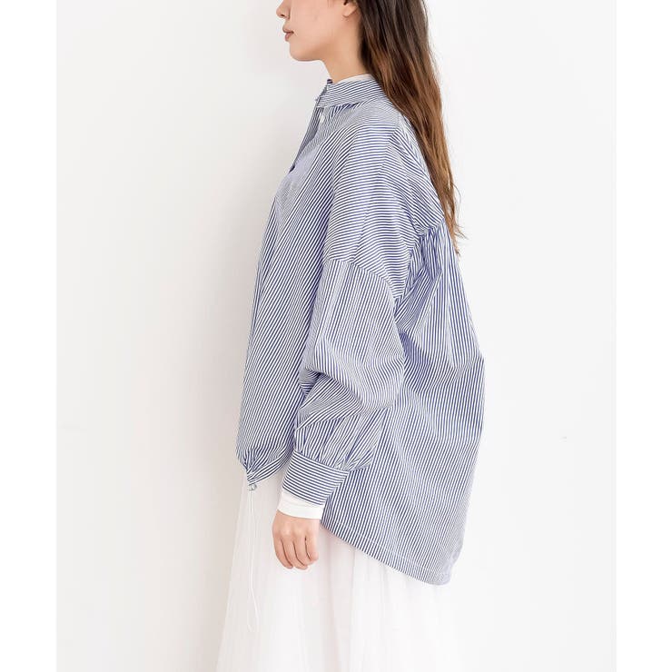 バックギャザードロストブルゾンシャツ | rps | 詳細画像32 