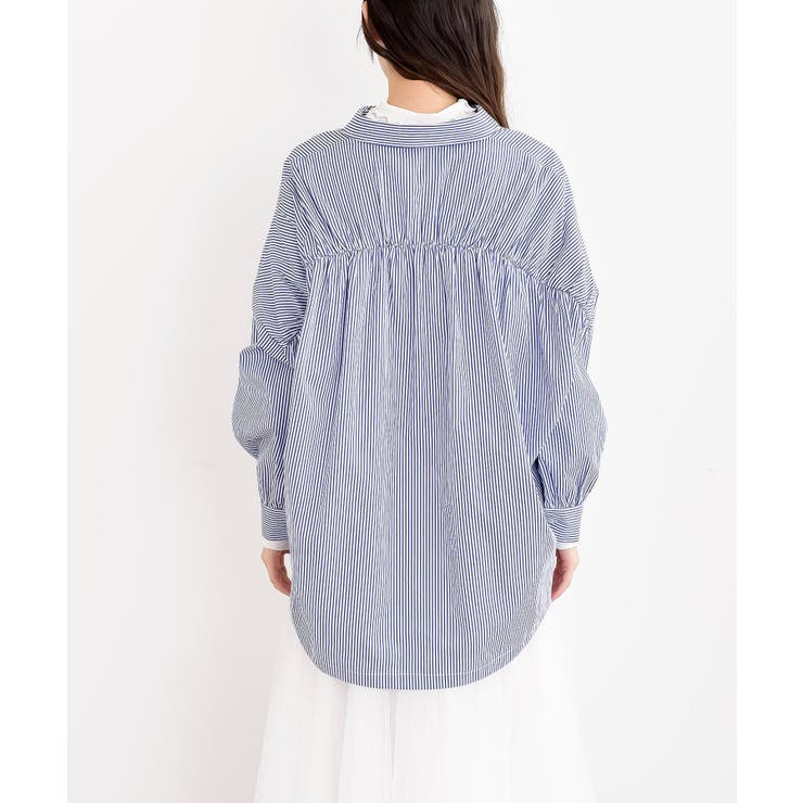 バックギャザードロストブルゾンシャツ | rps | 詳細画像33 