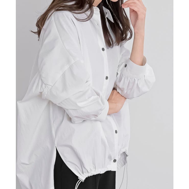 バックギャザードロストブルゾンシャツ | rps | 詳細画像6 