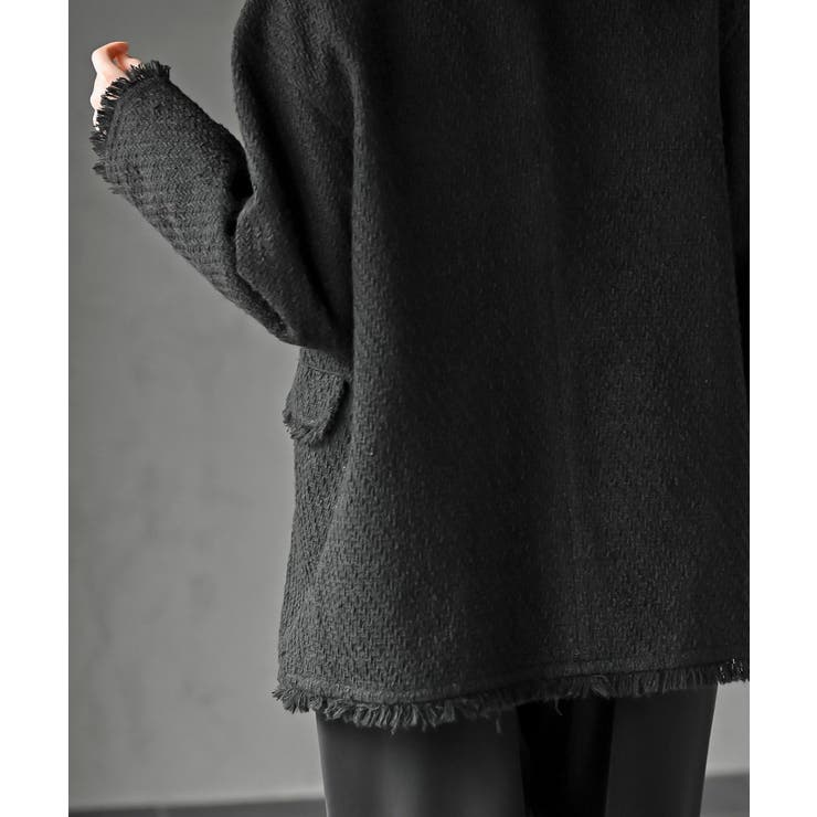 ツイードノーカラージャケット | rps | 詳細画像8 