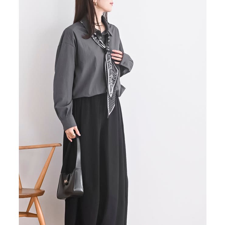 スカーフアレンジオーバーシャツ | rps | 詳細画像12 