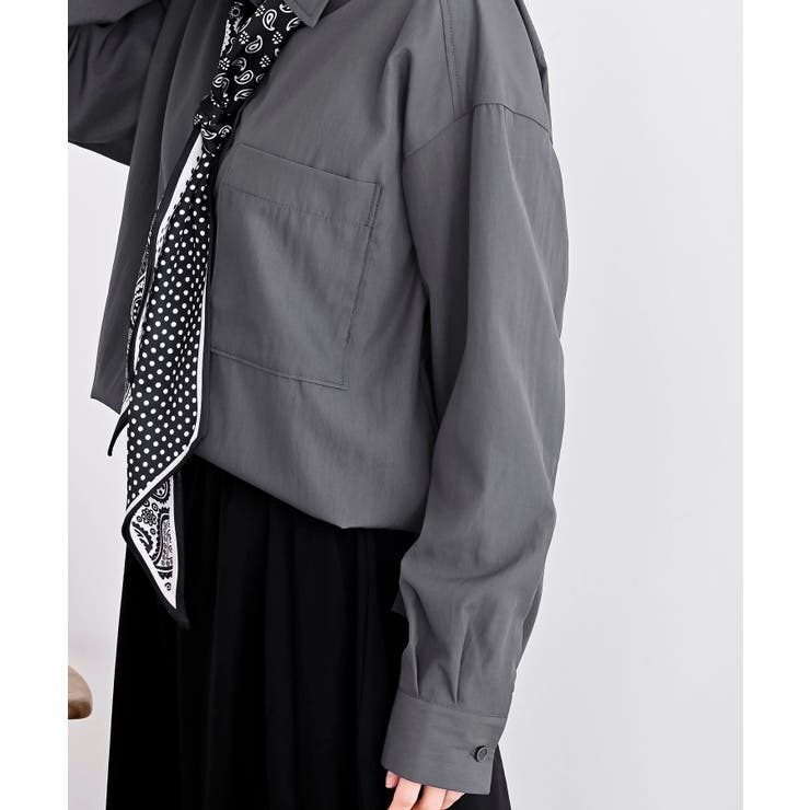 スカーフアレンジオーバーシャツ | rps | 詳細画像14 