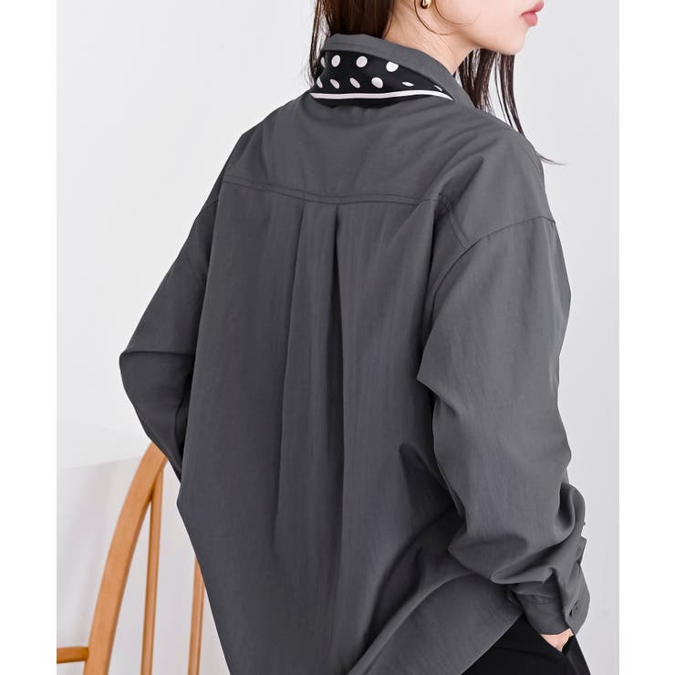 スカーフアレンジオーバーシャツ | rps | 詳細画像15 