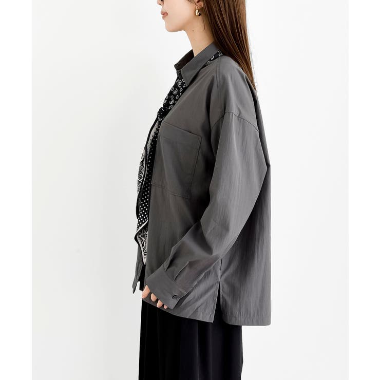 スカーフアレンジオーバーシャツ | rps | 詳細画像19 