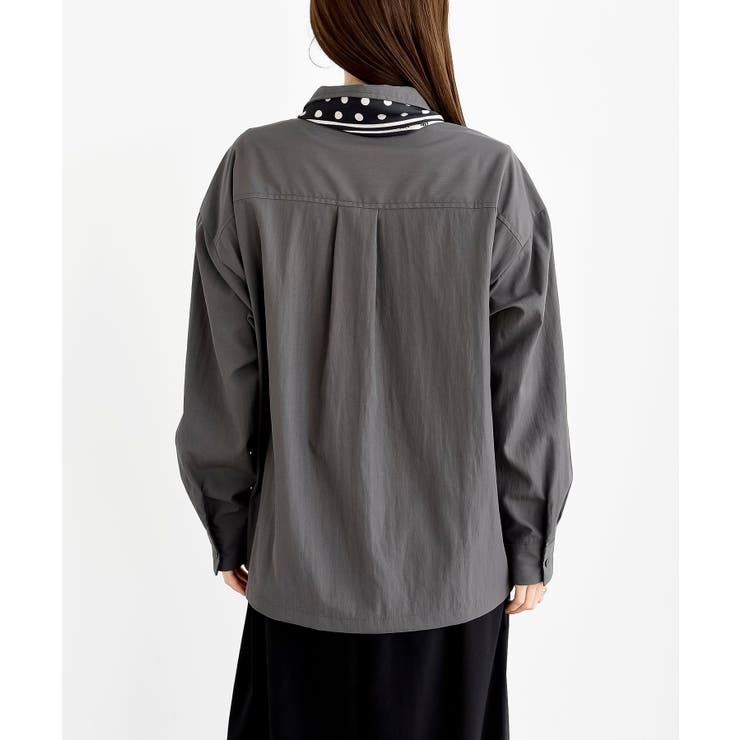 スカーフアレンジオーバーシャツ | rps | 詳細画像20 