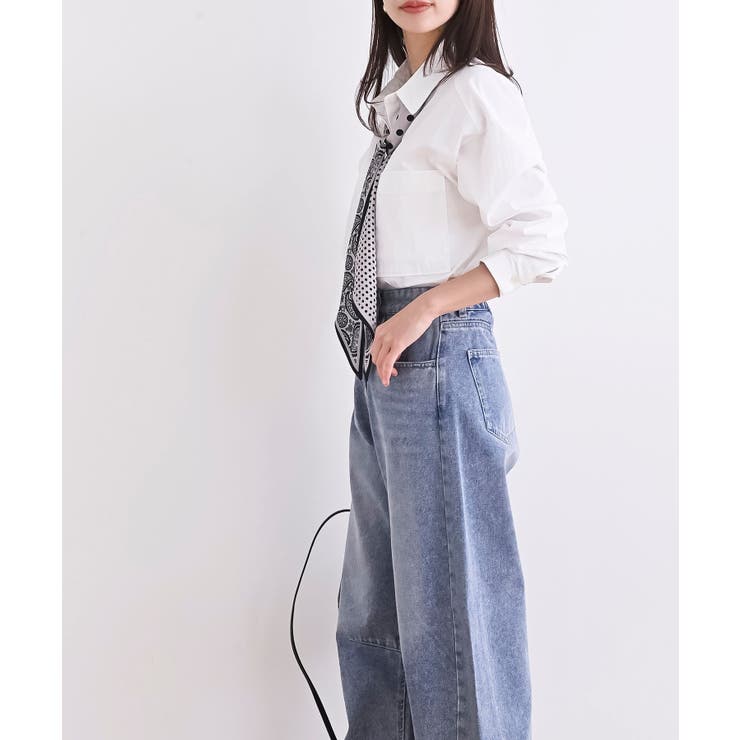 スカーフアレンジオーバーシャツ | rps | 詳細画像5 