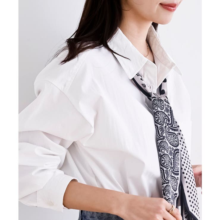 スカーフアレンジオーバーシャツ | rps | 詳細画像6 