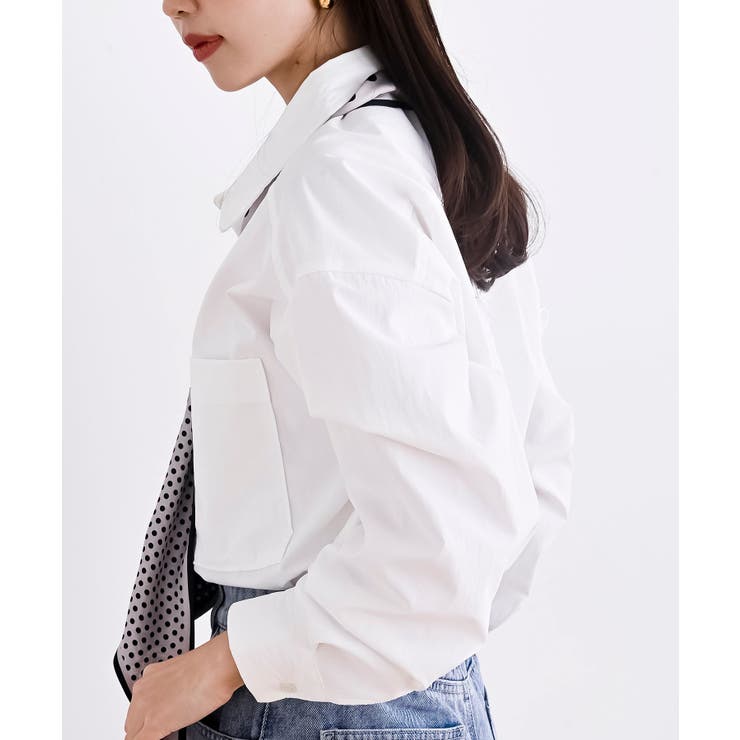 スカーフアレンジオーバーシャツ | rps | 詳細画像8 