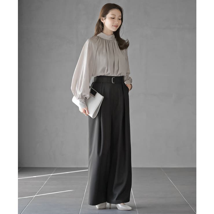 ウ゛ィンテージサテンハイネックブラウス | rps | 詳細画像2 