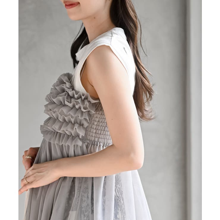 チュールフリルキャミソール | rps | 詳細画像15 