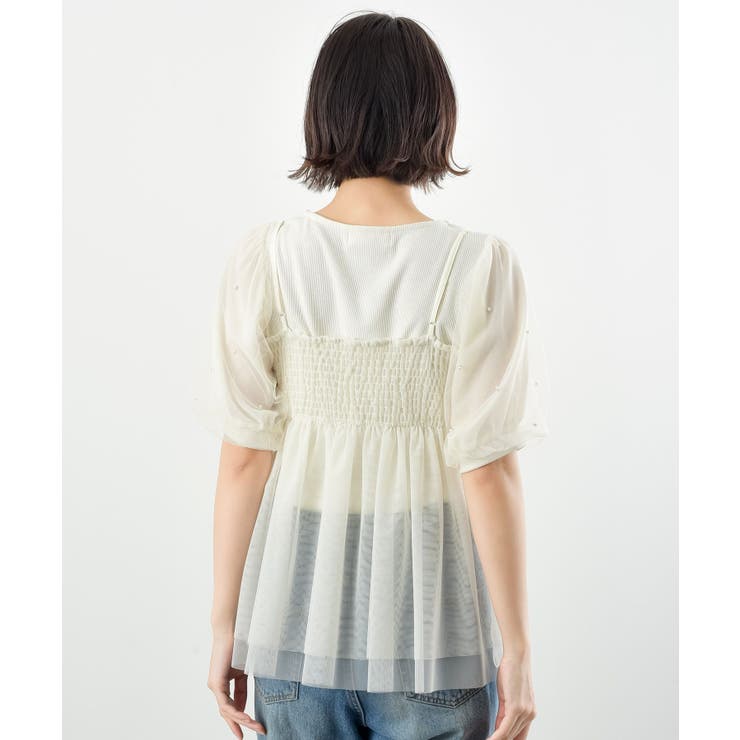 チュールフリルキャミソール | rps | 詳細画像32 