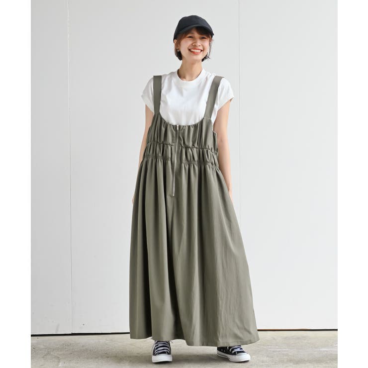 フロントZIPシャーリングジャンスカ[品番：RPSW0002799]｜rps