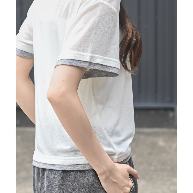 レイヤード風ヘンリーネックＴ | rps | 詳細画像9 