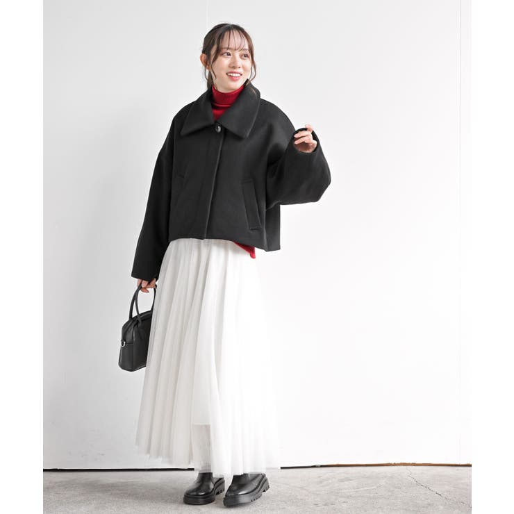 フェイクウールショートコート | rps | 詳細画像12 