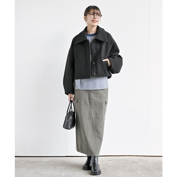 フェイクウールショートコート | rps | 詳細画像20 