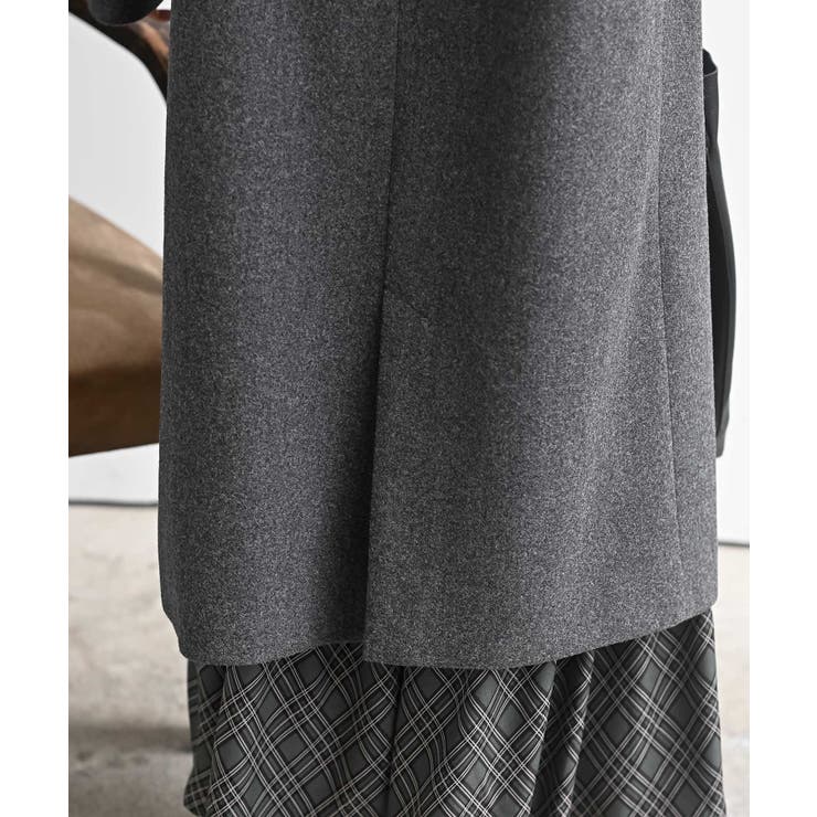 ノーカラーロングコート | rps | 詳細画像10 