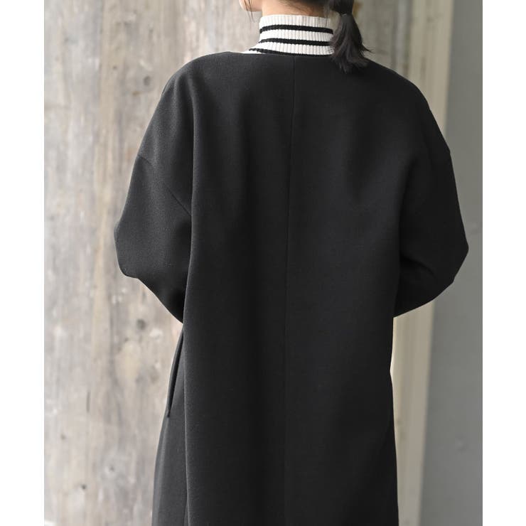 ノーカラーロングコート | rps | 詳細画像18 