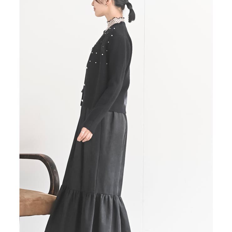 パールフラワーモチーフニットカーディガン | rps | 詳細画像20 