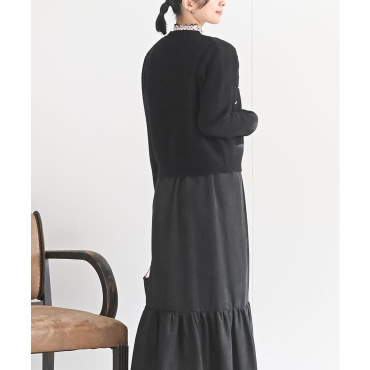 パールフラワーモチーフニットカーディガン | rps | 詳細画像21 