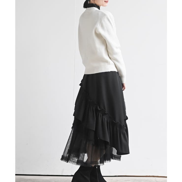 パールフラワーモチーフニットカーディガン | rps | 詳細画像5 