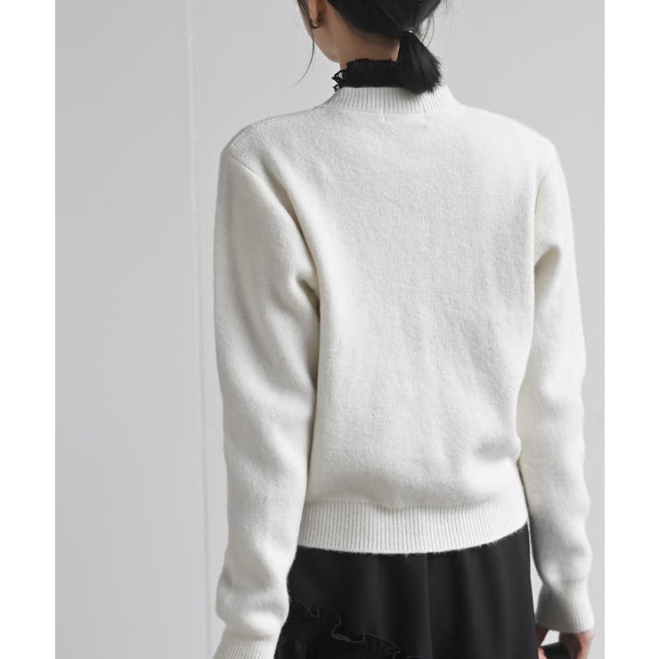 パールフラワーモチーフニットカーディガン | rps | 詳細画像8 