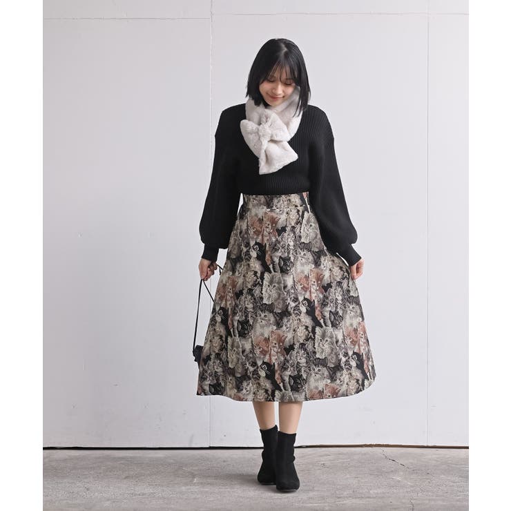 ゴブランＡラインスカート | rps | 詳細画像11 