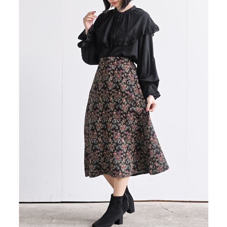 ゴブランＡラインスカート | rps | 詳細画像24 