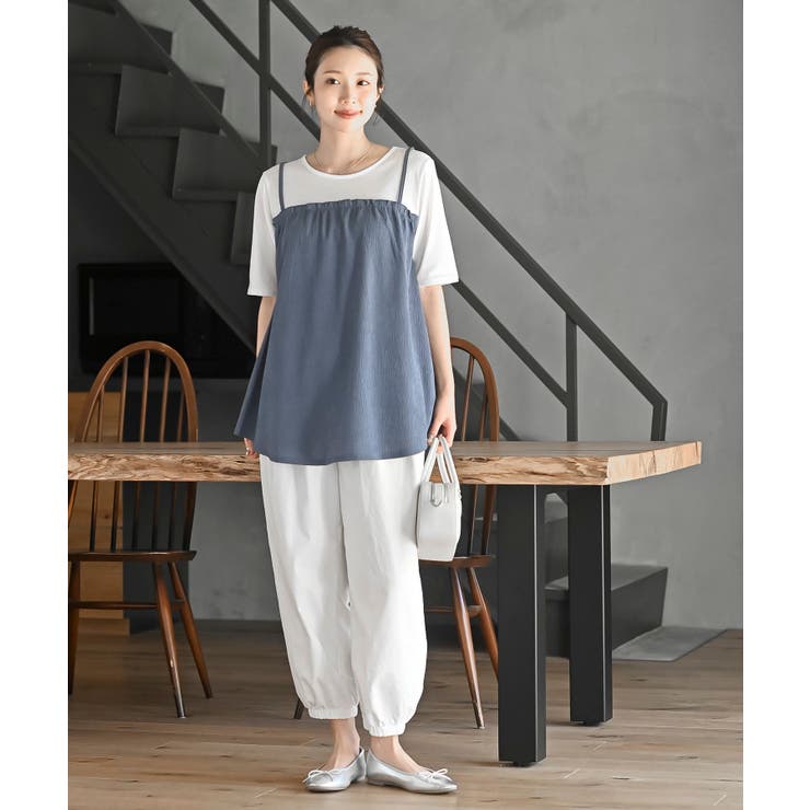 楊柳キャミドッキングＴシャツ | rps | 詳細画像10 