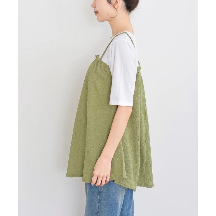 楊柳キャミドッキングＴシャツ | rps | 詳細画像26 