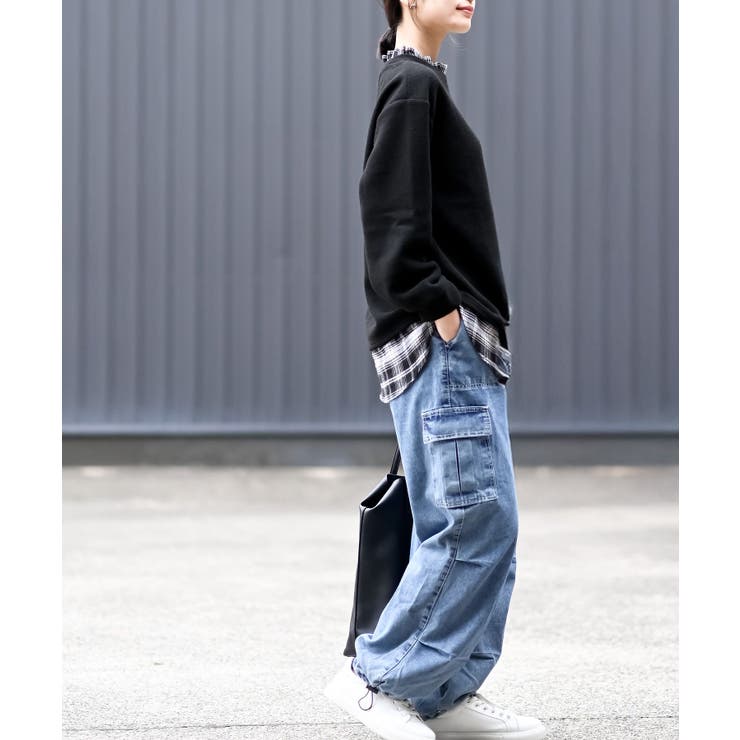 チェックシャツレイヤー風プルオーバー | rps | 詳細画像13 