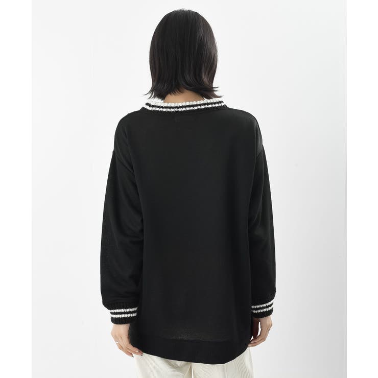 ラインニットリブ使い裏毛プルオーバー | rps | 詳細画像28 