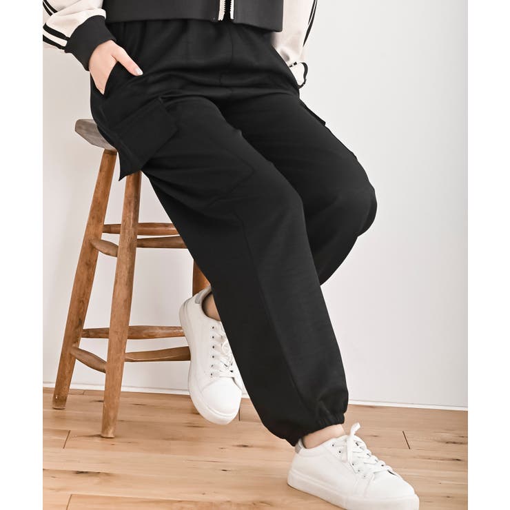 ブラック | ヴィンテージツイルカーゴパンツ | rps