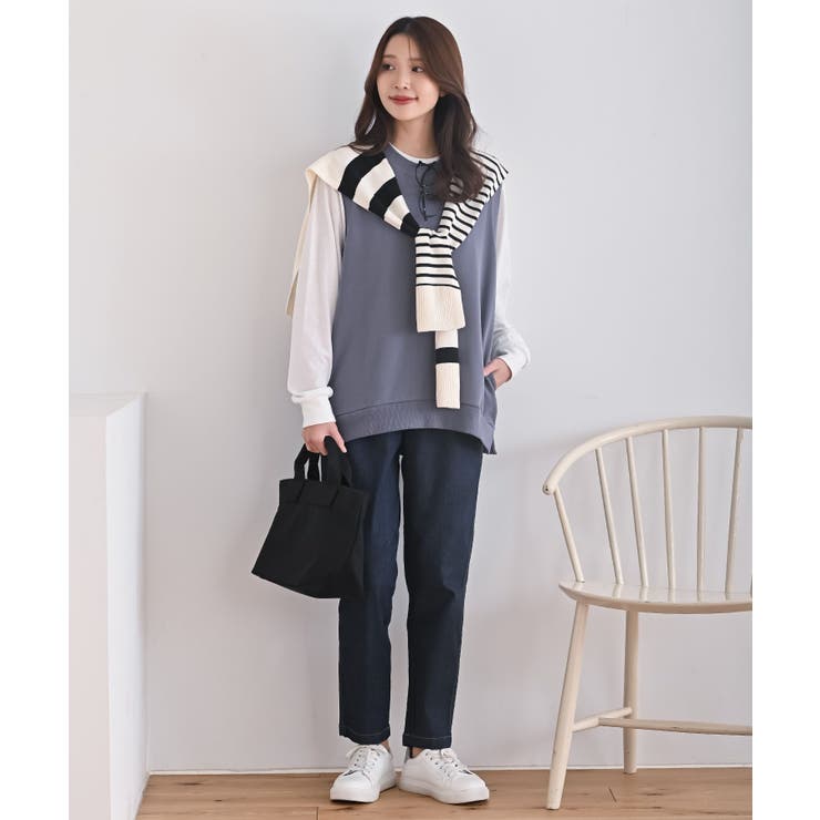 ストレッチデニムテーパードパンツ | rps | 詳細画像8 