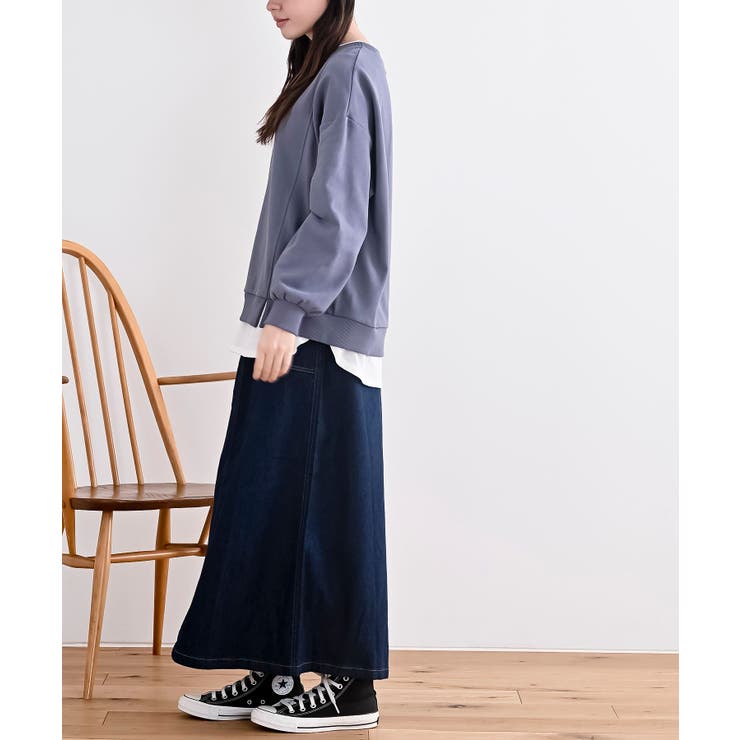 ストレッチデニムベイカースカート | rps | 詳細画像11 