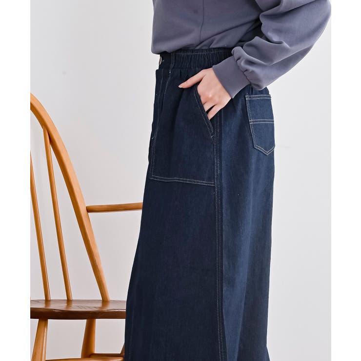 ストレッチデニムベイカースカート | rps | 詳細画像15 