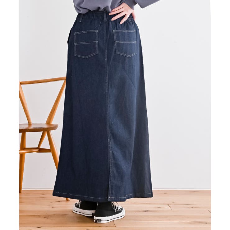 ストレッチデニムベイカースカート | rps | 詳細画像16 