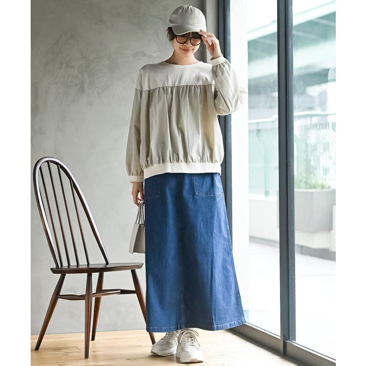 ストレッチデニムベイカースカート | rps | 詳細画像2 