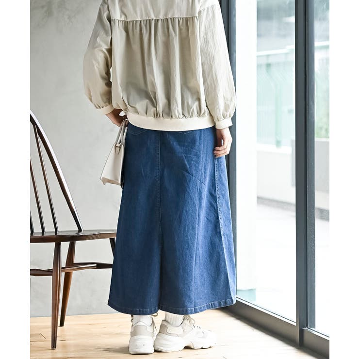 ストレッチデニムベイカースカート | rps | 詳細画像4 