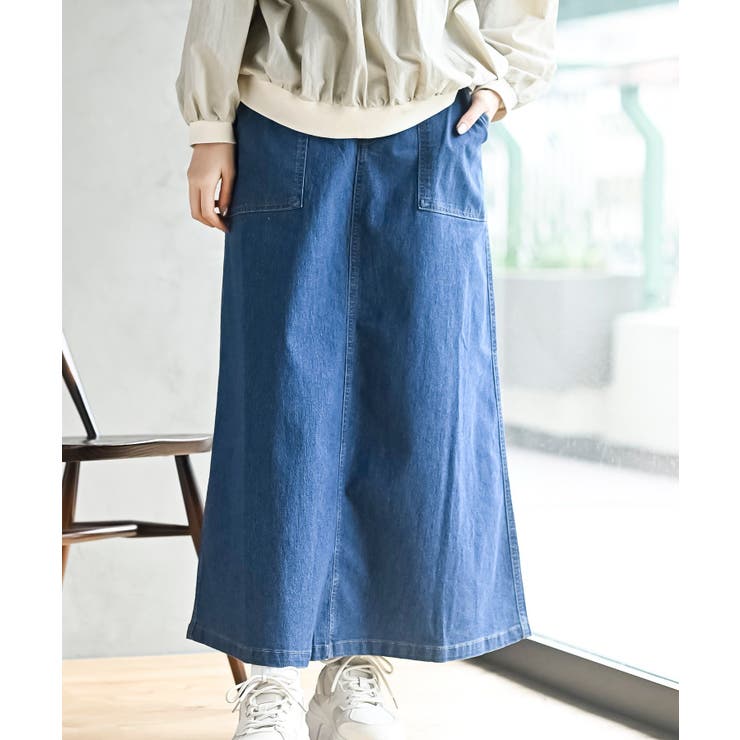 ストレッチデニムベイカースカート | rps | 詳細画像5 