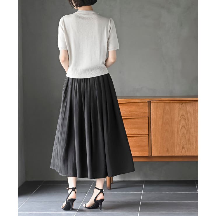 ベルト付き楊柳ギャザースカート | rps | 詳細画像13 